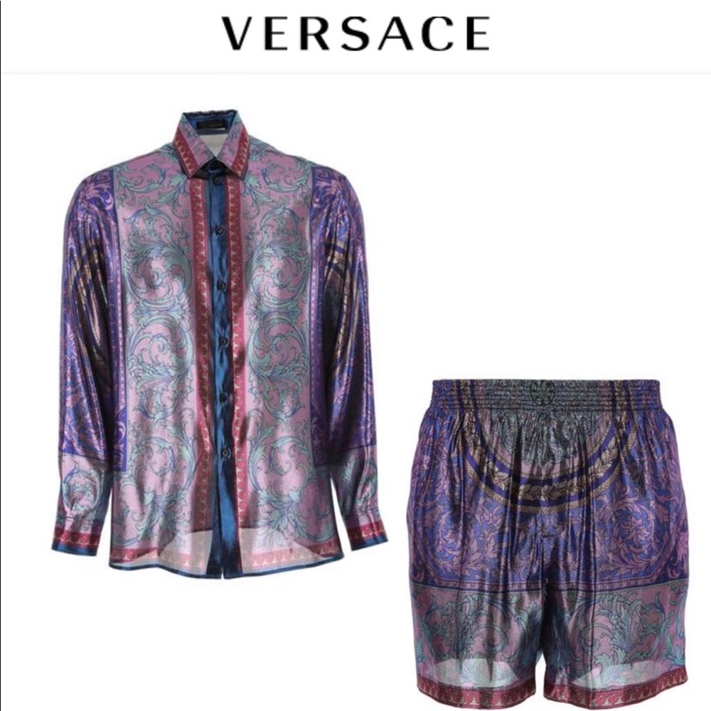 LAST CHANCE! Vintage Versace Long Sleeve & Shorts
